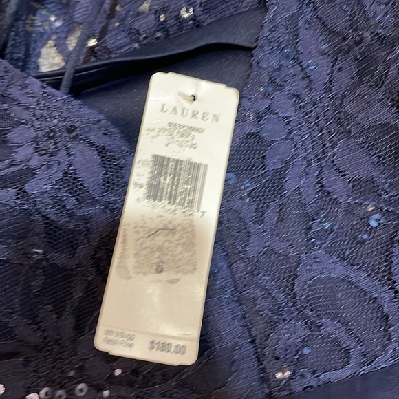 Ralph Lauren Navy Evening Dress - Picture 9 of 11